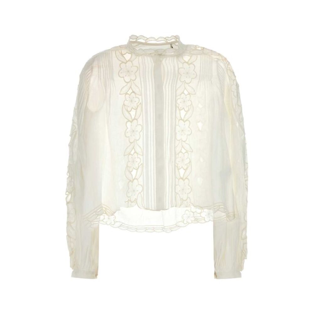 Isabel Marant Women White Ramie Rubra Shirt